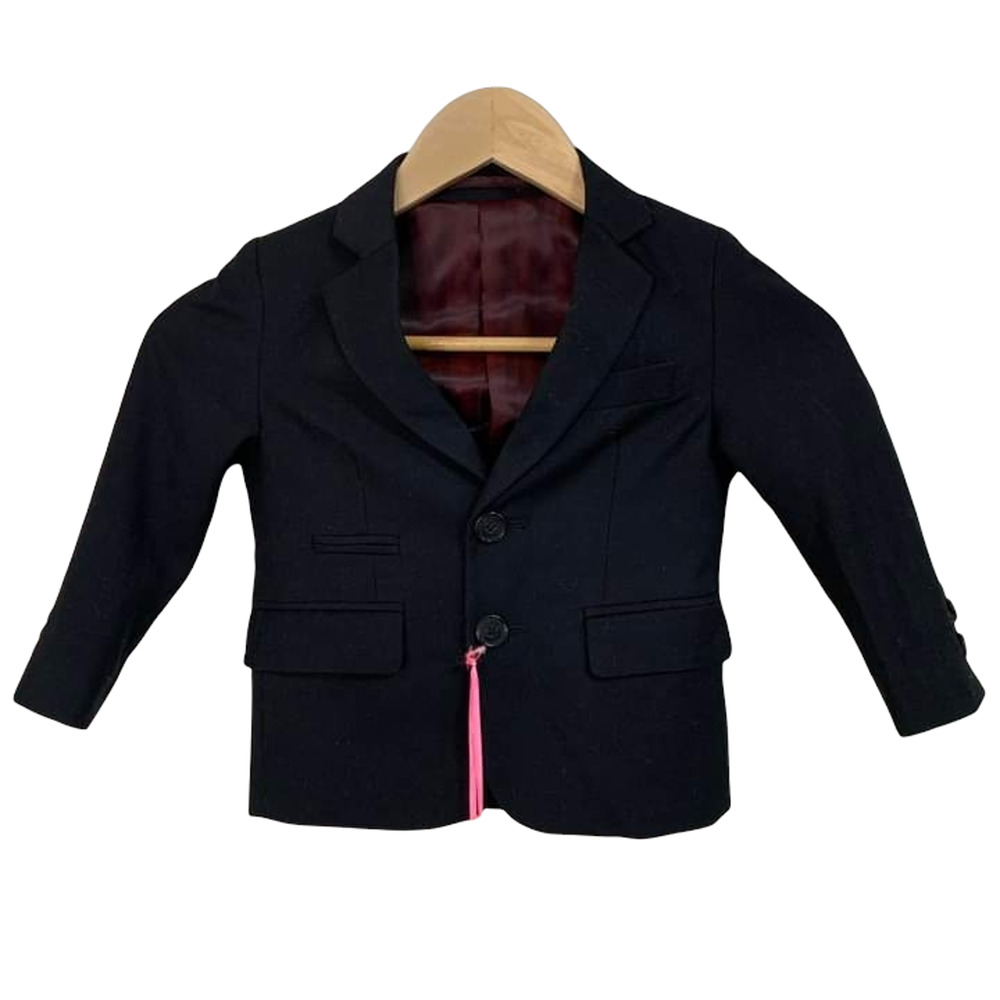 ISAAAC MIZRAHI boys Black Suit‎ Jacket Size 2 NWT